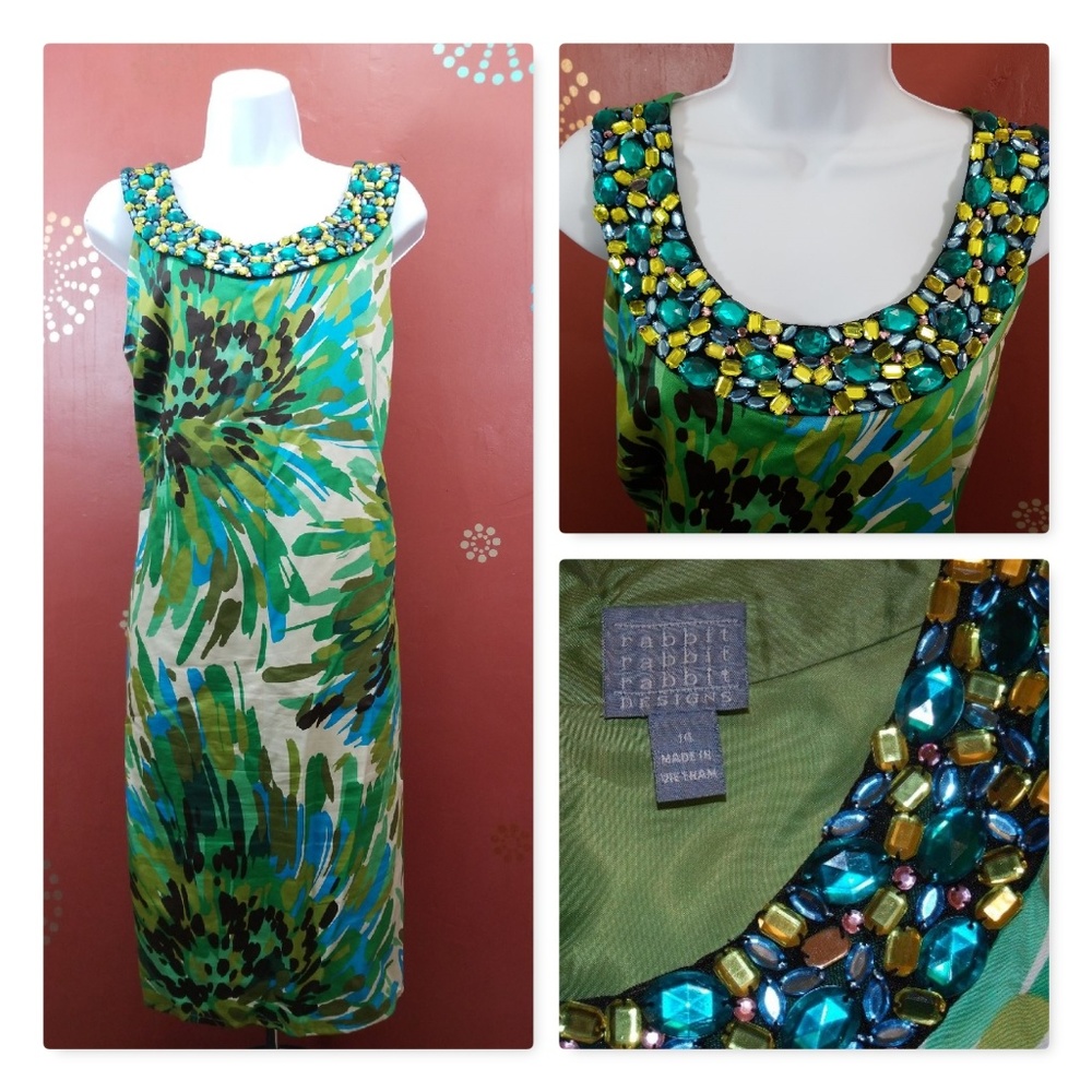 Rabbit Rabbit Rabbit Jeweled dress Size 14